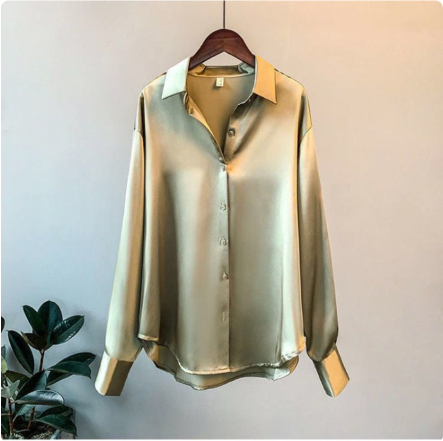 Vanessa™ | Satinblus för en Sofistikerad Look