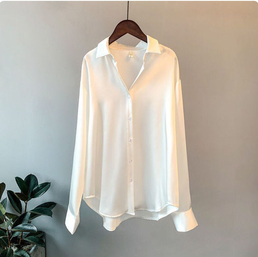 Vanessa™ | Satinblus för en Sofistikerad Look