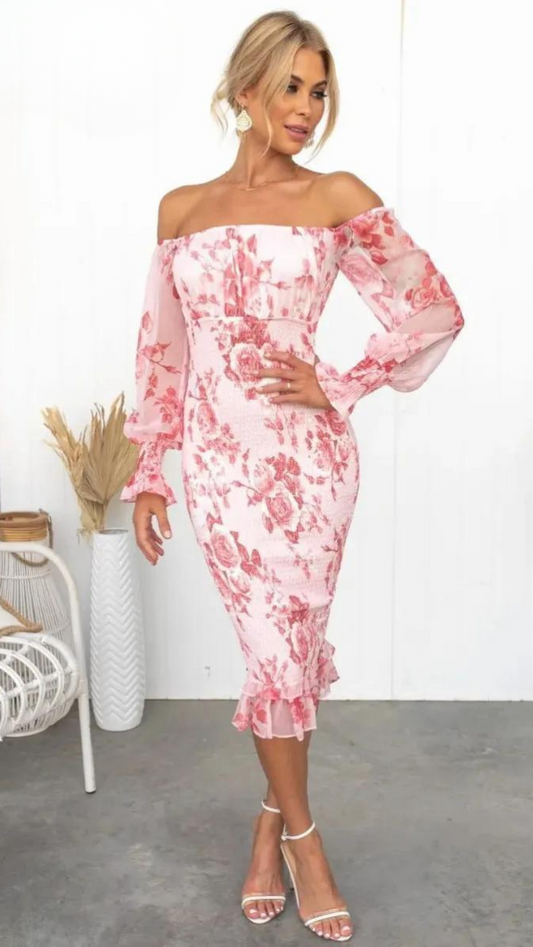 Kandal™ – Midi Klänningen för Tidlös Elegans 🌸✨
